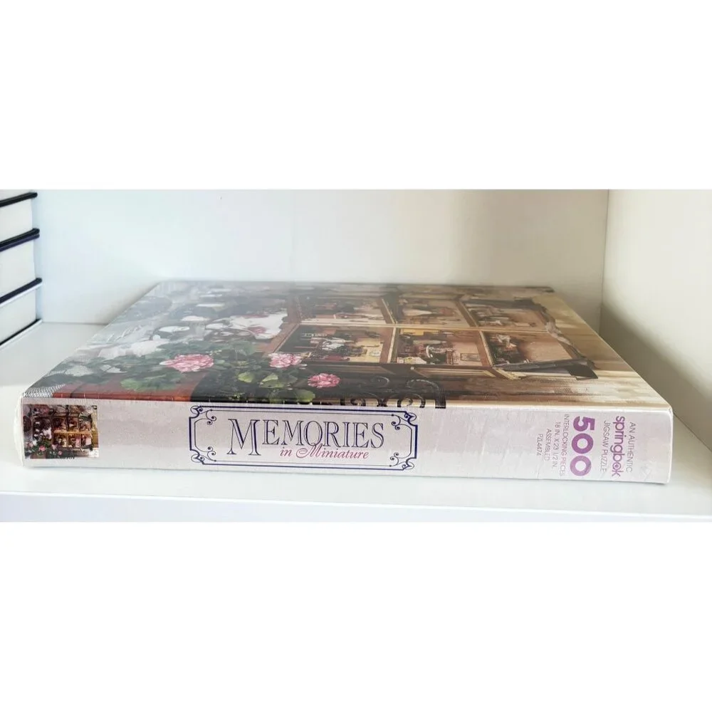 Vtg Springbox Miniature Antique Victorian Dollhouse Puzzle 500 Piece New‎